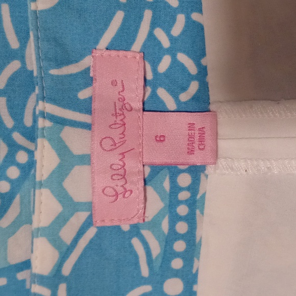 🐟VTG/VERY RARE Lilly Pulitzer🐟 - "Fish Tales" Stretch Skort - Picture 3 of 14